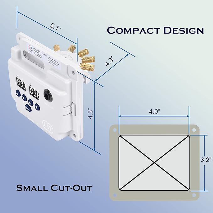 Evaporative Duct Mount Whole House Furnace Humidifier, Atomizing Cool Mist Variable Capacities for Homes and Offices from 1000 to 3500 sq. ft. - Image 3