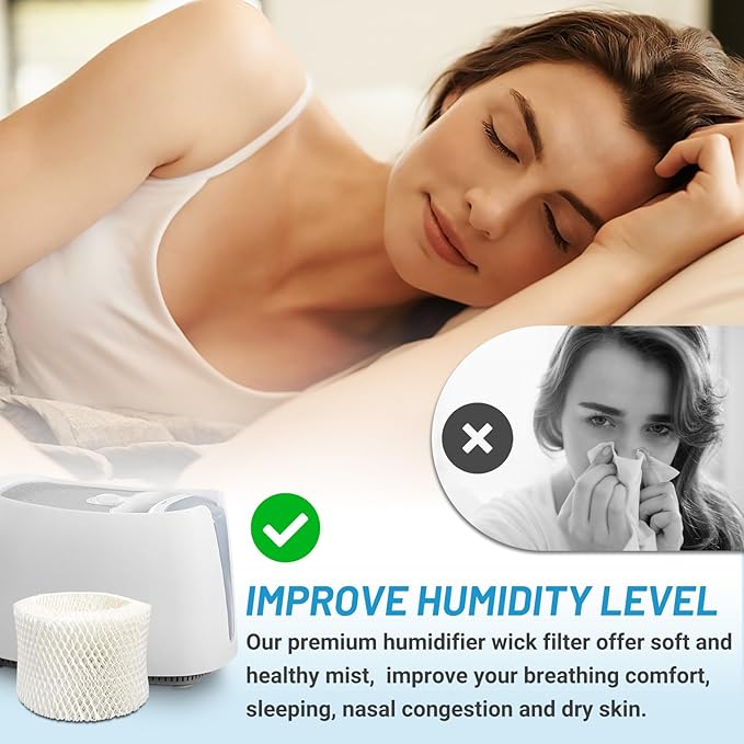 Lemige 4 Pack HAC-504 Humidifier Filters for Honeywell Humidifier HAC-504, HAC-504AW, HAC504V1, HCM350, HCM-350W, HCM-300T, HCM-315T, HCM-600, HCM-710, Replacement Filter A - Image 6