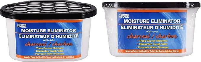Moisture Eliminator Dehumidifier Pellets with Charcoal 9.8-oz each. (Pack of 2) by The+Home+Store