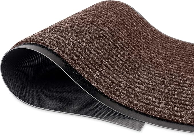 MaxMat® 4-Pack Extra Large Commercial Floor Mat, 3 x 5 Feet Heavy Duty, Waterproof, Low-Profile, Easy to Clean, Rubber Entry Mat (Brown, 3 x 5 Feet - 4 Pack) - Image 3