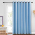 NICETOWN Blue Room Divider Curtains 100 inches Wide Curtains, Grommet Thermal Insulated Blackout Window Treatment Room Darkening for Sliding Glass Door Bedroom, 1 Panel, W100 x L84 by NICETOWN