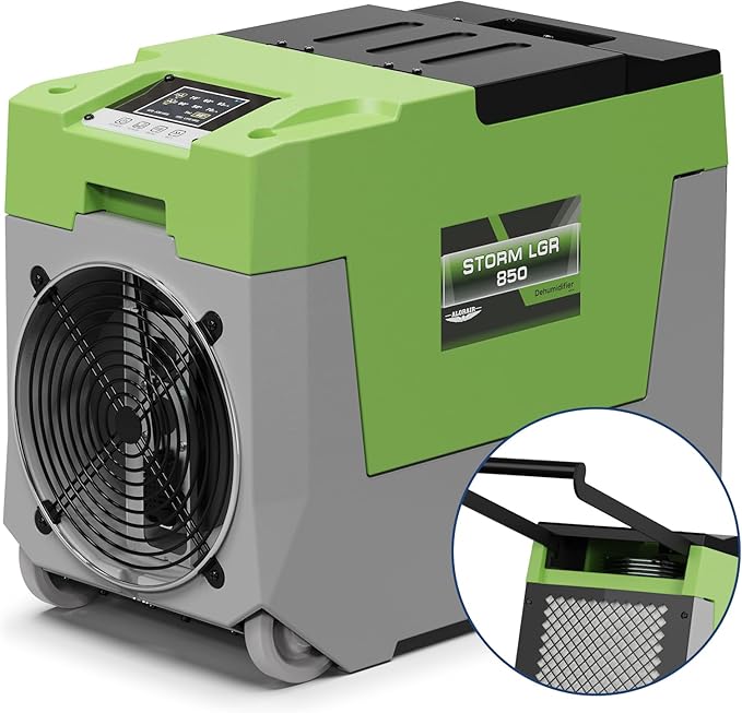 ALORAIR 180 PPD LGR Commercial Dehumidifier with Pump, 28 Gallons Heavy Duty Industrial Dehumidifiers Water Damage Restoration for Homes, Basements, Garages, Gym and Job Sites by ALORAIRSOLUTIONSINC0J0DC