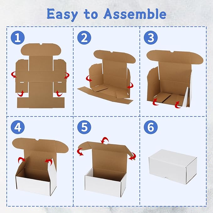 EXYGLO Trading Card Storage Box 25 Pack 700 Count 20pt, 14.2x4.1x3.2 Inch White Cardboard Card Boxes for TCG/MTG/Sport Cards, Fit 3x4 Toploader Shipping or Storing, 17500 Max Capacity in Total - Image 7