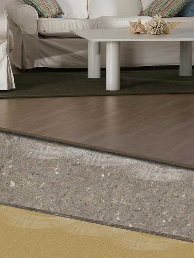 Insulayment Multi-Purpose Acoustical Underlayment - 360 sq ft, Laminate, Tile & Wood Floors, Glue-Down, Nail-Down, Float, GREENGUARD Gold Certified, Radiant Heat Safe - Image 11