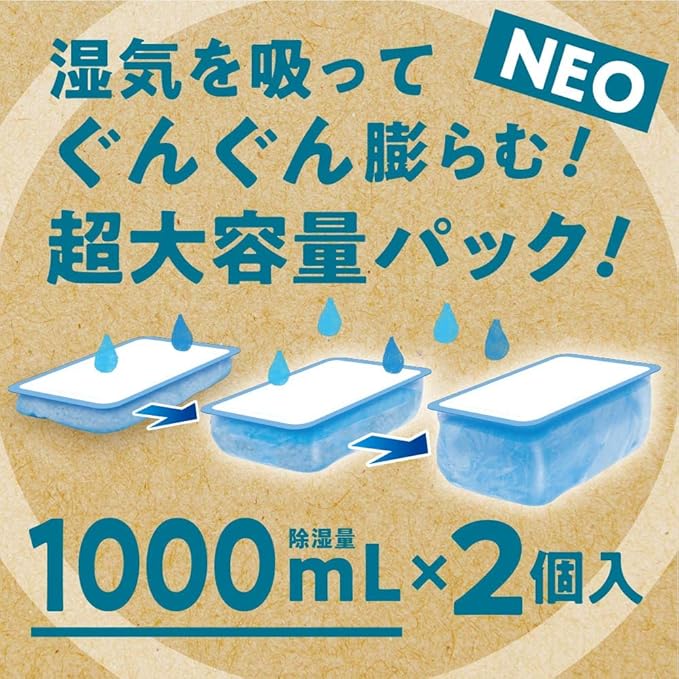 Dry&Dry Up NECO 33.8 fl oz (1,000 ml), Pack of 2 - Image 3