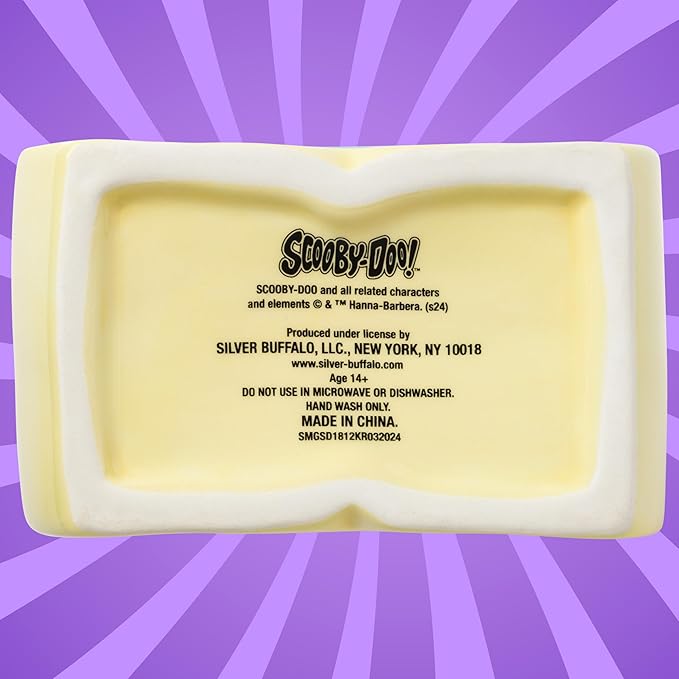 Silver Buffalo Scooby-Doo Scooby Snacks Sculpted Ceramic Snack Jar, 4.85” x 3” x 6.75” - Image 8