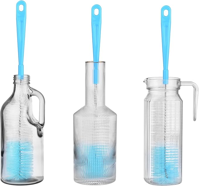 ALINK 17 inch Extra Long Bottle Cleaning Brush Cleaner for Washing Narrow Neck Beer/Wine/Thermos, Brewing Bottles, Hummingbird Feeder - Image 7