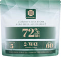 72% Two-Way Humidity Control Packs | 5-Pack, 60g each in Resealable Bag | Long-Lasting Moisture Regulation for Humidifier Boxes by Unknown