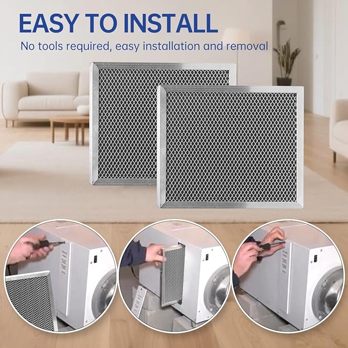 5695 Dehumidifier Filter MERV 8 Washable 8 x 11.7 x1 Compatible with Whole-House Dehumidifiers Models 1820 1820Z E070 E070KZ E070KZM E070N E070T E070Z Replacement Filter 2 Packs - Image 8