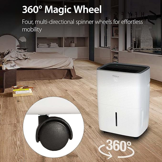 Soleus Air 35 Pint Dehumidifier, Energy Star Rated 2,500 Sq Ft, with Mirage Display and Tri-Pat Safety Technology - Image 10
