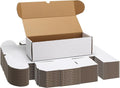 EXYGLO Trading Card Storage Box 25 Pack 520 Count 20pt, 10.6x4.1x3.2 Inch White Cardboard Card Boxes for TCG/MTG/Sport Cards, Fit 3x4 Toploader Shipping or Storing, 13000 Max Capacity in Total by EXYGLO