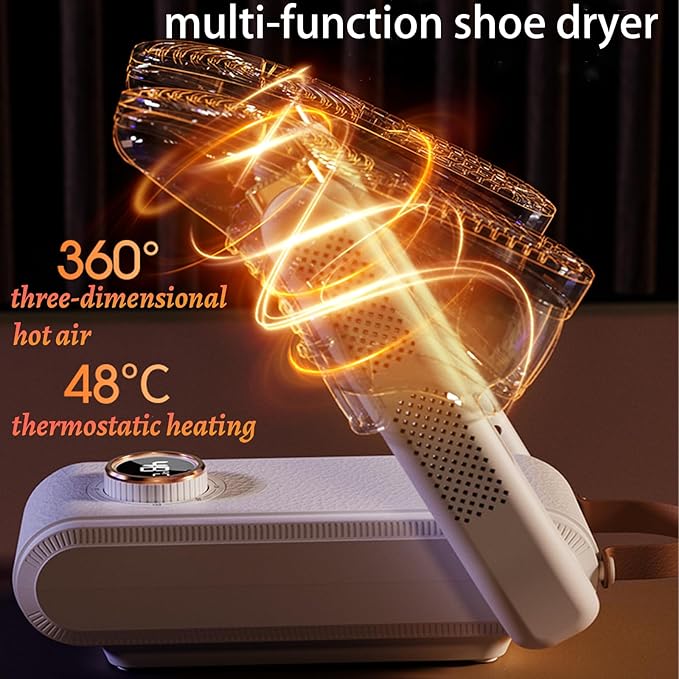 Boot Dryer for Work Boots，Shoe Dryer with Heat Blower， Shoe Dryers for Sneakers, Doubles as Glove, Helmet & Boxing Glove Dryer- Helps Reduce Odor(white) - Image 4