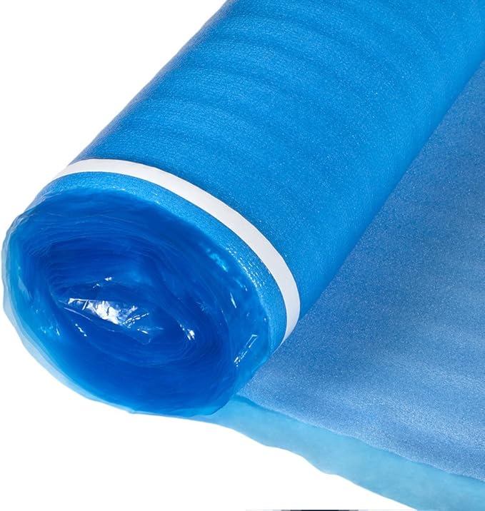 3in1 Vapor Barrier Flooring Underlayment w/Overlap and pre-Attached Tape Strip - Bestlaminate- 2mm - 500sq.ft (Bundle 5 Rolls Each 100 sg.ft.) - Image 3