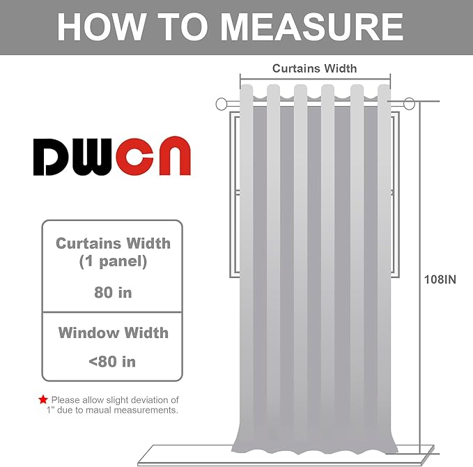 DWCN Room Divider Curtain - Extra Wide Blackout Curtain for Sliding Glass Door, Living Room, Bedroom Partition and Shared Office Space, 1 Grommet Curtain Panel, 6.7ft Wide x 9ft Tall, Black - Image 2