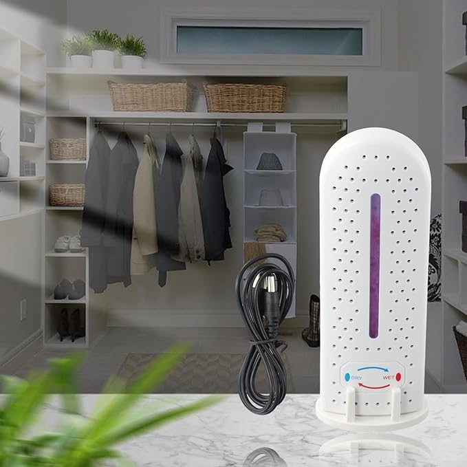 Wireless Dehumidifier for Small Spaces, Portable Moisture Absorber for Bedroom, Closet, Cabinet with Circulating Dehumidification and Color Display - Image 8