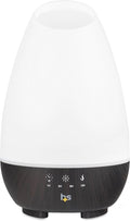 HealthSmart 500ML Essential Oil Diffuser for Large Rooms, Cool Mist Humidifier and Aromatherapy Diffuser, Adjustable Timer, Mist Mode and 7 LED Light Colors, White (Pack of 1) by HealthSmart