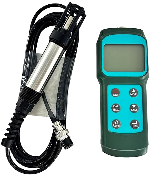Optical Dissolved Oxygen Meter with 5m Probe Measuring Range 0.0-15.0 (mg/L)/0-119.9% Solution 0.1 mg/L Accuracy ±3.0% FS Calibration 100.0% for Environmental Monitoring Ects - Image 2