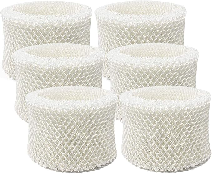 Lemige 6 Pack HC888 Series Filters C Compatible with HC-888, HC-888N, HC-888, HC-888N, HCM-890, HEV-320 Series, for Duracraft DCM-200, DH-890, for Walgreens cool mist humidifiers 890-WGN by Lemige