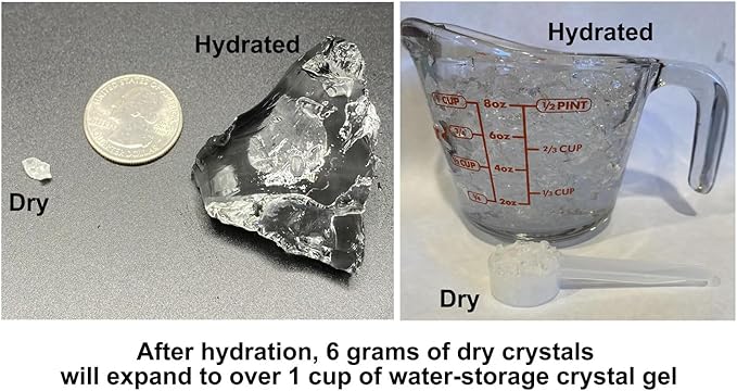 8oz Cigar Humidor Humidifier Crystals - ½ LB Refill Bag of Gel Beads for Perfect 70% Humidity Control – Reusable & Long-Lasting Moisture for Any Cigar Box - Image 3