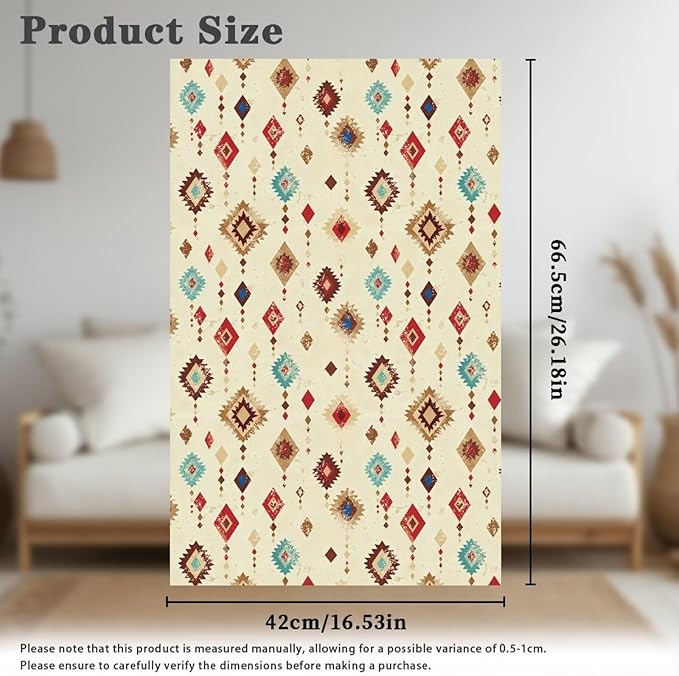 Aztec Pattern Head Rest Cover for Recliner Removable Washable Couch Covers Easy to Install Sofa Recliner Protector Print Furniture Protector - Image 6