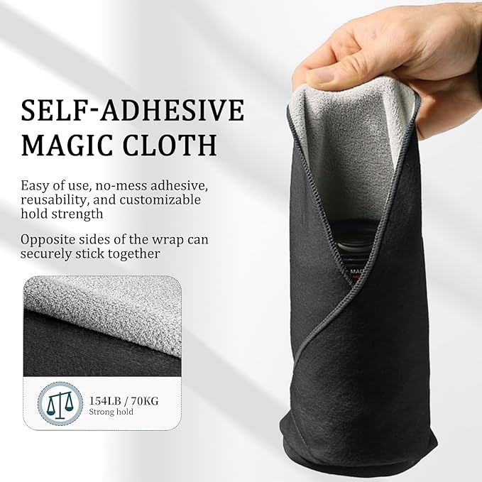Camera Protective Wrap, Lens Protector, Magic Self-Adhesive Cloth for DSLR/Camera Lens/Phone/Accessories, 17.7''*17.7'' - Image 2