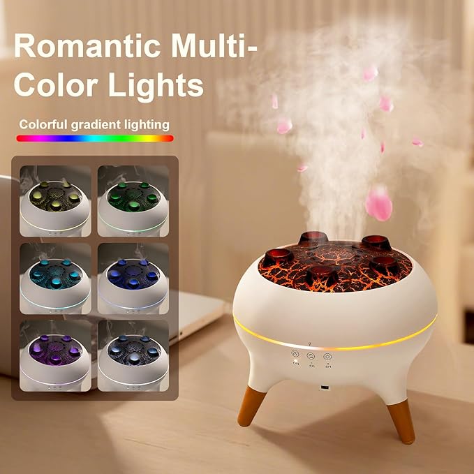 Jellyfish Diffuser, 0.66gal(250ml) Remote Control 7 Colors LED Lights, Easy Clean & Top Fill, Quiet with Ultrasonic, Cool Mist Humidifier for Travel Office Bedroom Baby Nursery - Image 2