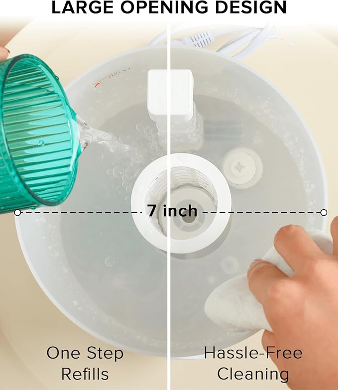 No Leak Reptile Fogger Humidifiers Mister for Reptile Tank, 3L Top-Fill Terrarium Humidifier with Hose - Ideal for Snakes, Tortoises, Chameleons, Ball Python and Hermit Crabs (Single/Dual Fog Output) - Image 3