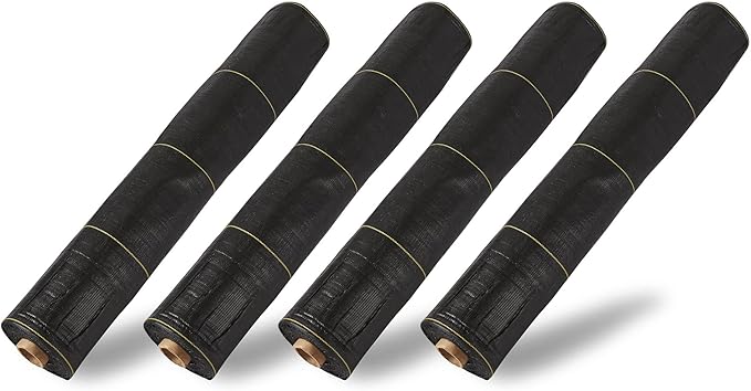 Dewitt SBLT4300 Sunbelt Woven Weed Barrier Landscape Fabric Ground Cover, 4-Foot Width x 300 Feet (4 Pack) by Unknown