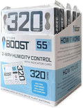 Integra Boost 55% RH, 2 Way Humidity Control Packs – 320g Size for Storing 80oz – Pack of 5 | Moisture Absorbers for Large Containers – Humidifier Packets for Herbs, Spices in Retail Display Box by IntegraSpecialtyProducts