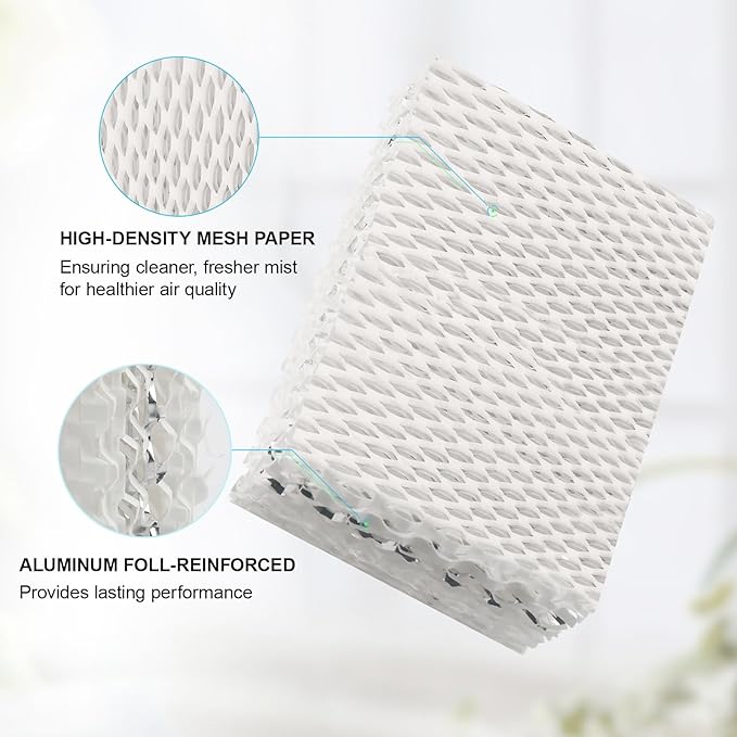 WF813 Humidifier Filter Replacement for Equate EQWF813/EQ-2119-UL, Relion RCM-832/RCM-832N, Procare PCWF813/PCCM-832N Cool Mist Humidifier Wick Filters 4 Pack - Image 5
