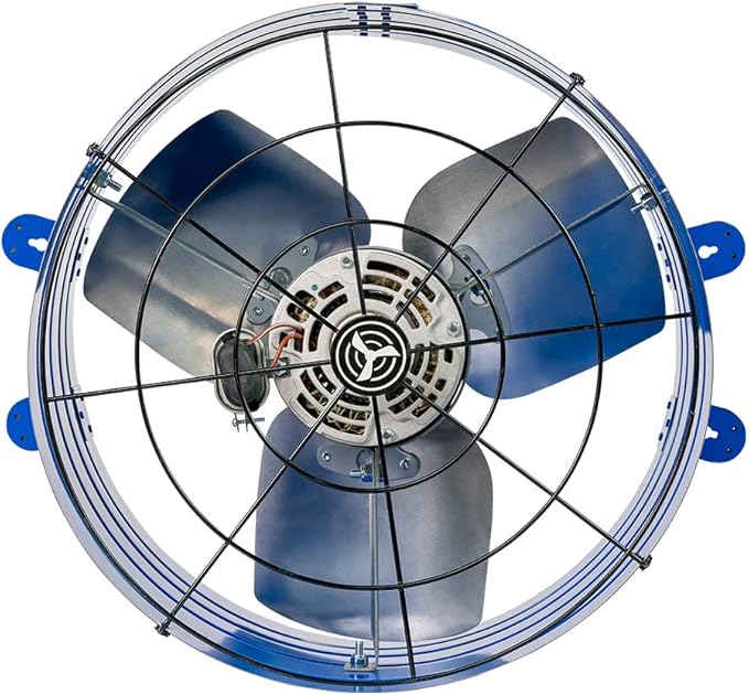 Quietcool AFG PRO-2.0 Attic Fan for Gable Vents - 1945 CFM - Adjustable Thermostat - 20ft Power Cord - Plug-and-play - Two Speed Capable - Image 5