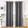 ChrisDowa Blackout Curtains 78 inches Long for Bedroom - 2 Panels Set Grommet Thermal Insulated Room Darkening Curtains for Living Room (Grey, 42 x 78 Inch) by ChrisDowa