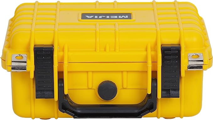 MEIJIA Portable All Weather IP67 Waterproof Protective Case,Hard Camera Case,Dry Case with Customizable Foam,Fit Use Of Drones,Camera,Equipments,10.62 x9.68x4.87inches - Image 2