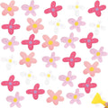32 Pcs Cute Non Slip Bathtub Stickers for Shower Colorful Bathroom Anti Slip Shower Stickers Floor Applique Adhesive Decals with Scraper for Bathtub Bathroom Floor Pools (Flower) by Fullhawl