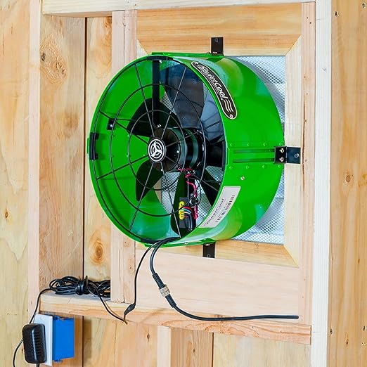 QuietCool AFG SLR-40 Solar Attic Fan for Gable Vents - 40 Watt Adjustable Panel - Included AC/DC Inverter for 24/7 Runtime - Thermostat Controlled - Image 4