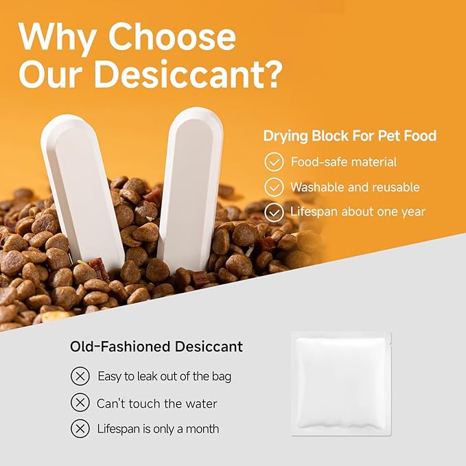 16 Pcs Diatom Drying Stick for Pet Food, Keep Food Fresh Desiccant to Dry Deodorization Rapid Water Absorption, Reusable Use for Closet Books Piano Electronics Tools Tea Coffee (4) - Image 4