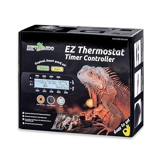 REPTI ZOO Reptile Thermostat Digital Outlet Temperature Timer Troptical or Desert Mode with Day Night Control for Aquarium Reptiles Terrarium Humidistat Mushroom Fermentation,Easy Setup (THC16) - Image 7