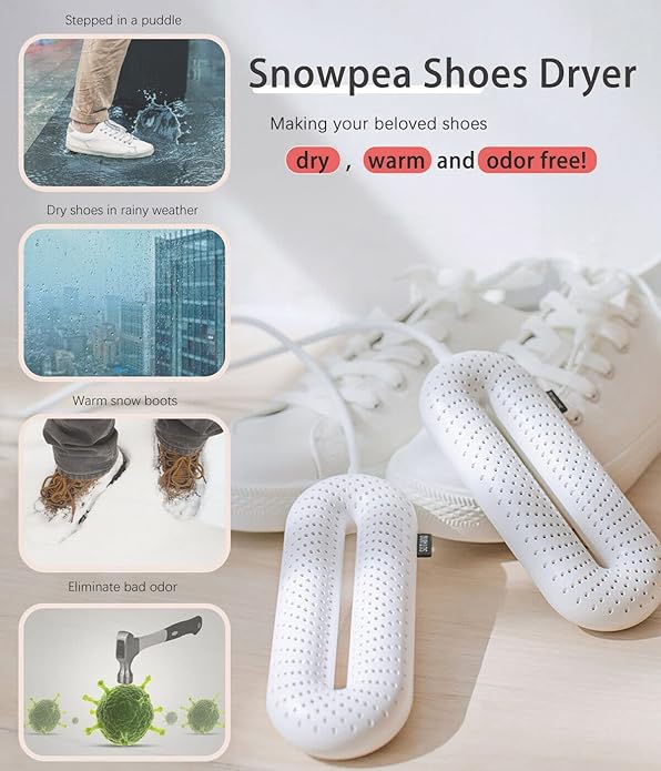 Snowpea Electric Shoe Dryer, Ski Boots Dryer, Shoe & Boot Warmer for Sweaty Sneakers Trainer Shoes with 3/6/9 Hours Timer - Image 2
