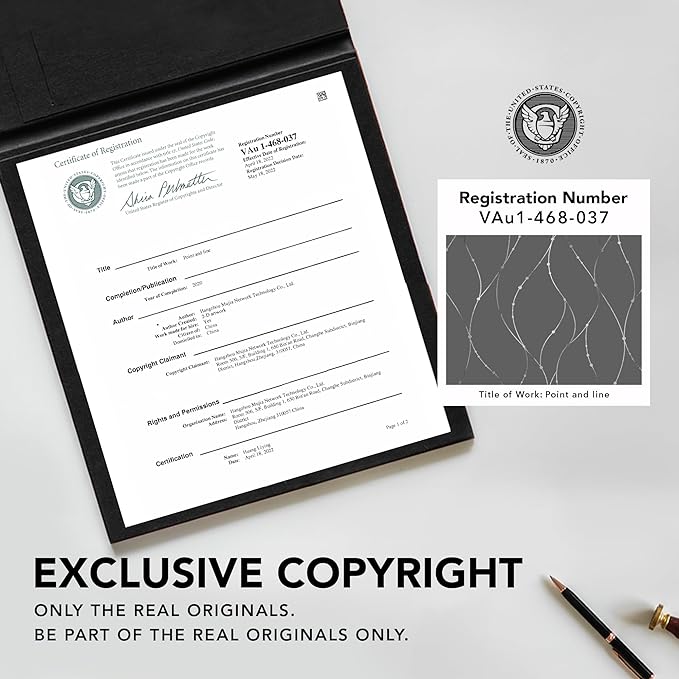 Deconovo Short Curtains Grey, Blackout Kitchen Curtain, Thermal Insulated Soundproof Drapes, Wave Dots Foil Print, 38 x 36 Inches, 2 Panels, Machine‑Washable Privacy Window Panel for Small Windows - Image 8