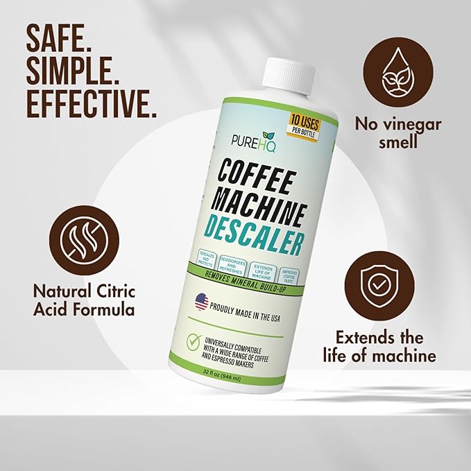 Coffee Machine Descaler - 10 Uses - Keurig Descaling Solution - Universal Descaler for Keurig, Nespresso, Delonghi, Breville, Ninja and All Single Use Coffee and Espresso Machines - Made in USA - Image 7