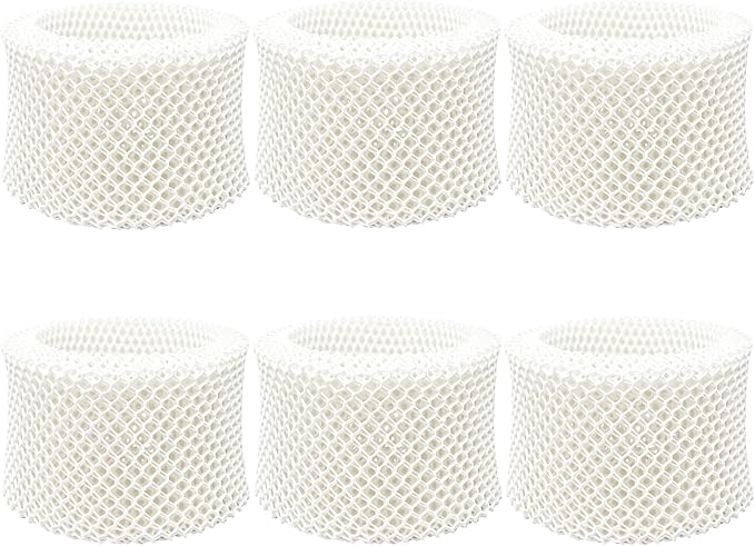 Colorfullife 6 Pack HAC-504 Humidifier Wicking Filters for Honeywell Humidifier HAC-504 HAC-504AW HAC504V1 HCM350 HCM-350W HCM-300T HCM-315T HCM-530 HCM-600 HCM-710 HEV-312, Replacement Filter A by Colorfullife