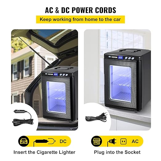 Happybuy Black Reptile Incubator 25L Scientific Lab Incubator Digital Incubator Cooling and Heating 5-42°C Reptile Egg Incubator 12V/110V Work for Small Reptiles - Image 6