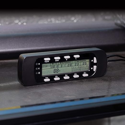 REPTI ZOO Reptile Thermostat Digital Outlet Temperature Timer Troptical or Desert Mode with Day Night Control for Aquarium Reptiles Terrarium Humidistat Mushroom Fermentation,Easy Setup (THC16) - Image 8