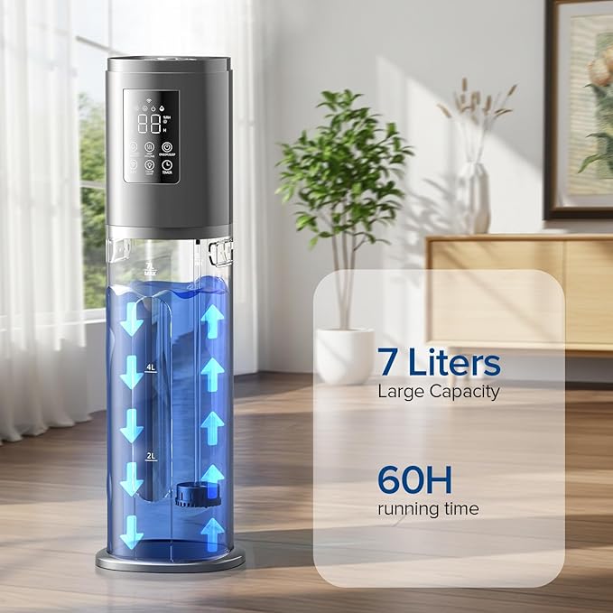 Humidifiers 350ML/H Large Mist Speed Humidifier for Home - Image 3
