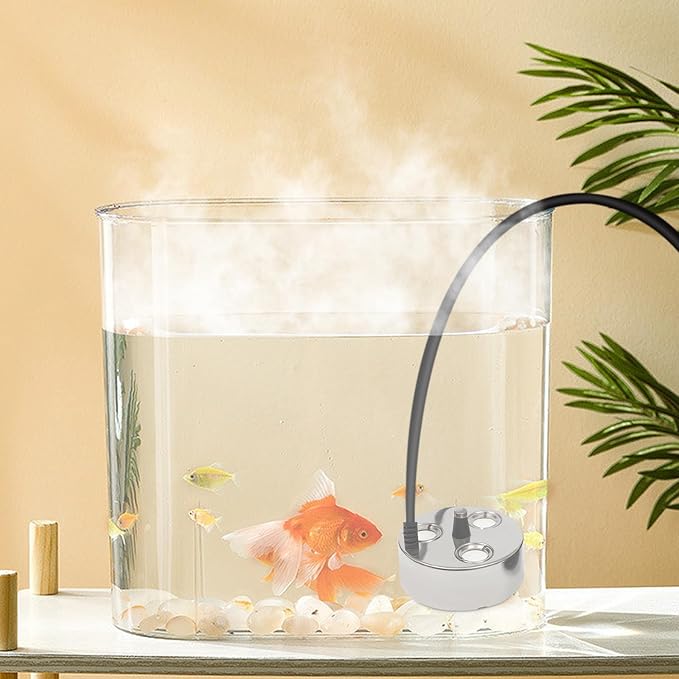 Mist Maker, 3 Head Ultrasonic Mist Maker Fogger AC 36V 60W Air Humidifier Hydroponics Water Fountain Pond Fog Machine 900ml/h - Image 3
