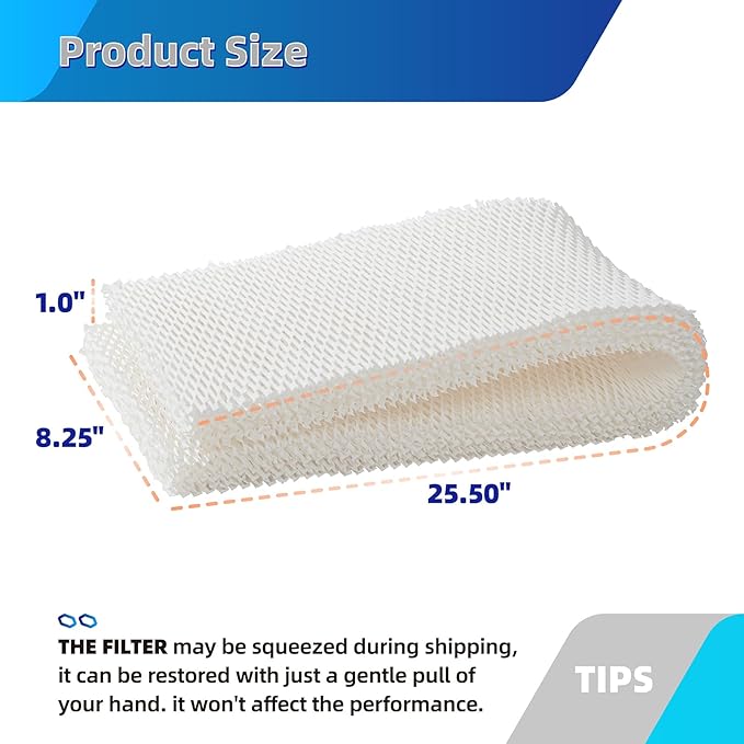 MAF2 Wick Humidifier Filter Replacement for Aircare MA0600,MA0601,MA0800 Humidifier Pads for Essick Air Wicking Filters for MoistAIR, Compatible with Kenmore 15408 Humidifier-2 Pack - Image 3