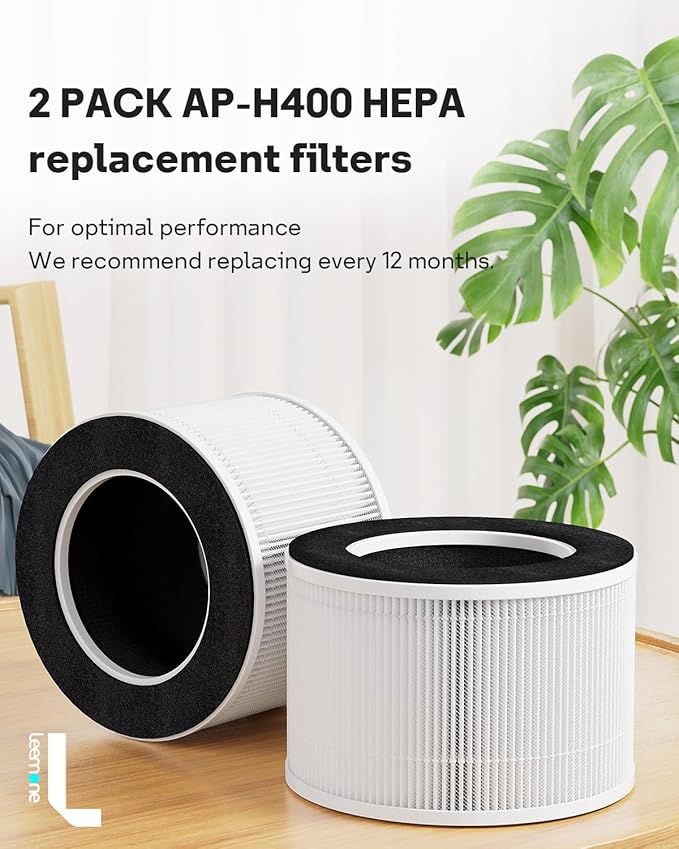 Leemone AP-H400 Replacement Filter Compatible with Homedics AP-H400 2-in-1 Cool Mist Humidifier & Air purifi-er, High-Efficiency Air Purification, 2 Pack - Image 5