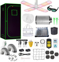 4x4 Grow Tent Kit Complete High Reflective Mylar Indoor Grow Tent 48"x48"x80"+ LED Grow Light Combo Hydroponics Indoor Plant Growing Tent System (Upgraded Grow Tent Kit with Carbon Filter) by iMeshbean