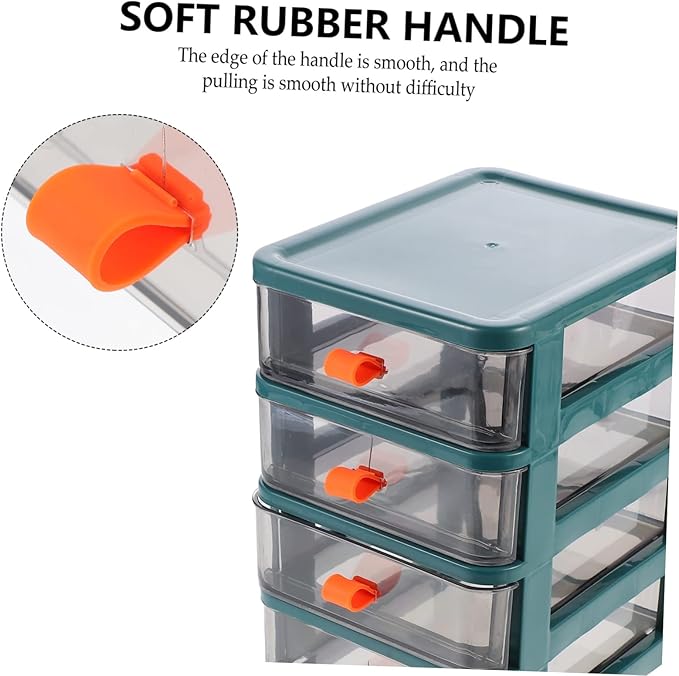 Cosmetic Storage Box Mini Organizer Desk Shelf Organizer Portable Jewelry Box Desktop Storage - Image 3