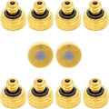 10Pcs Brass Misting Nozzle - 0.012" Orifice (0.3mm) Dia 10/24 UNC Replacement Heads for Outdoor Cooling System (0.3mm) by ZXUEZHENG
